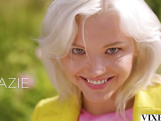 Two blonde threesome in Paris with Lilly Bella and Zazie Skymm