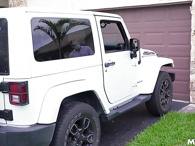 Big tits milf estate agent Armani Black seduces the client