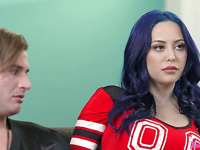 MILF threesome in uniform with Eve Marlowe and Summer Vixen