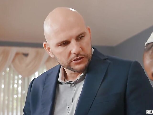 Hazel Grace & Sophia Leone - Ebony and latina have interracial FFM 3some