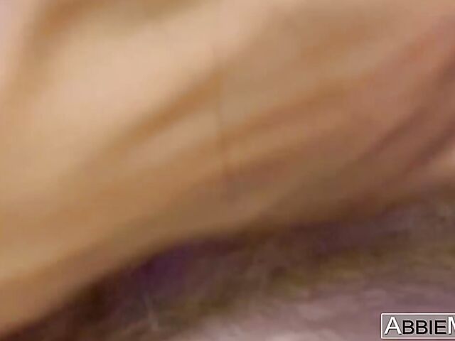 Close up blowjob and deepthroat at home with Abbie Maley