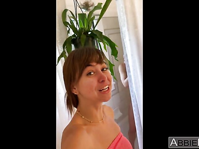 Abbie Maley's another homemade shower video for you