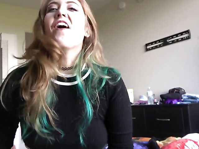 POV fuck with pierced PAWG stepsis Electra Rayne