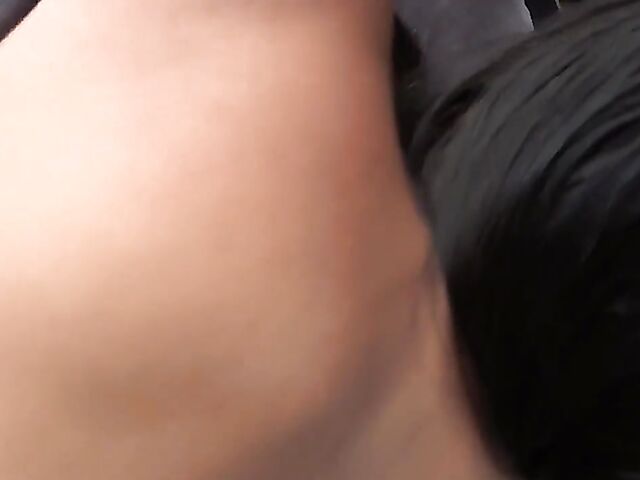 Long-haired Asian POV girl Reya Nguyen helps her stepbrother