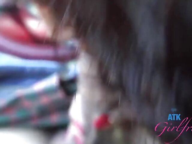 POV ebony girlfriend Kitt Lacey gets loved