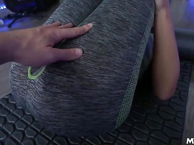 Skinny MILF POV fuck session with her step-nephew featuring Aila Donovan