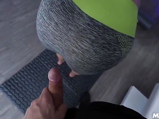 Skinny MILF POV fuck session with her step-nephew featuring Aila Donovan