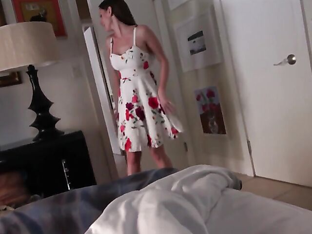 Sexy stepmom POV with her eager stepson featuring Ally Cooper