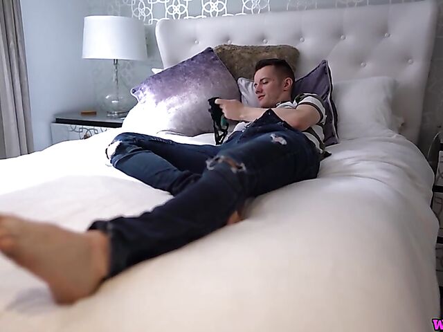 Young cock for mature redhead Beau Diamonds