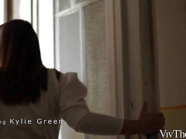 Lesbian pussy eating after shower with Shona River and Kylie Green