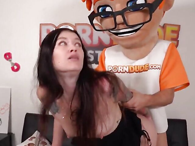 Porn Dude casting couch and cum on feet with Misha Cross