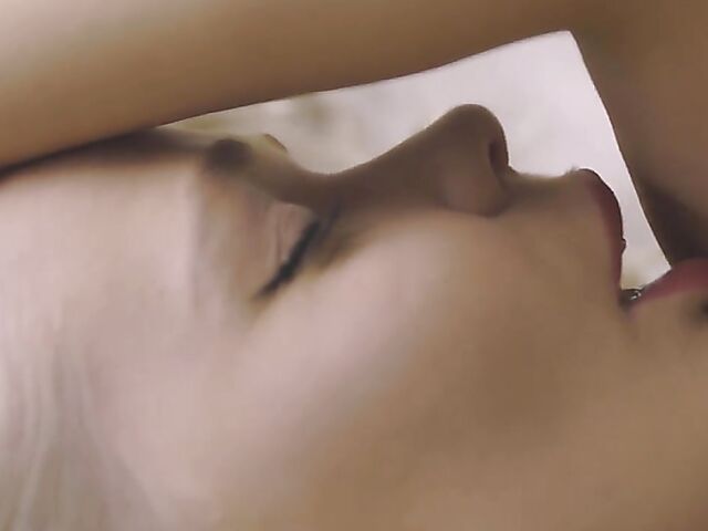 Erotic solo in the bedroom with charming blonde babe Sarika A