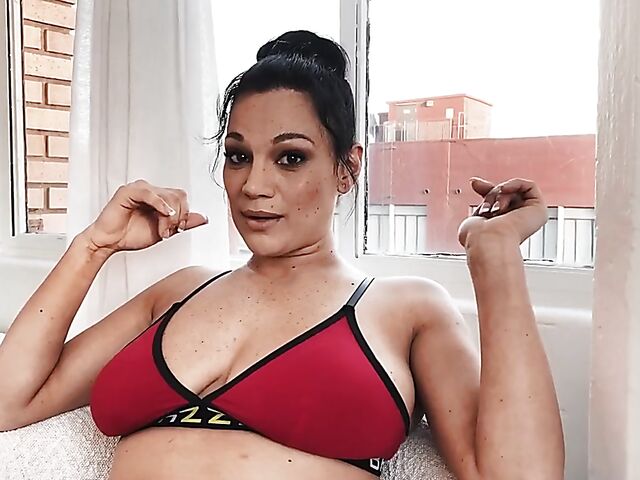 Mona Azar - MILF natural tits and sweet ass exposed