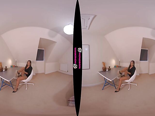 Jerk off instruction in VR 3D with hot Lara Lee