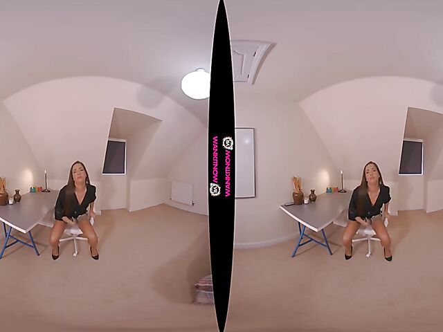 Jerk off instruction in VR 3D with hot Lara Lee