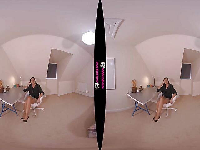 Jerk off instruction in VR 3D with hot Lara Lee