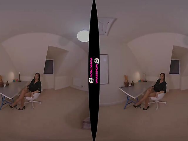 Jerk off instruction in VR 3D with hot Lara Lee