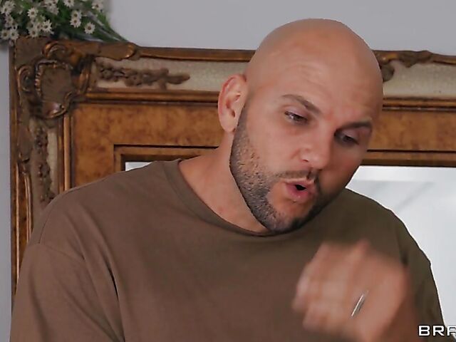 Horny hot brunette Alice Visby recording it on her phone