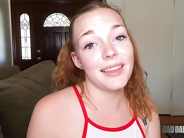 Bad daddy POV with curly redhead Samantha Reigns