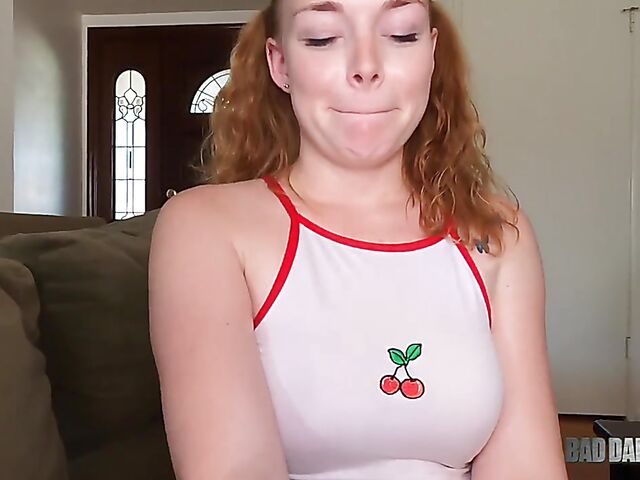 Bad daddy POV with curly redhead Samantha Reigns