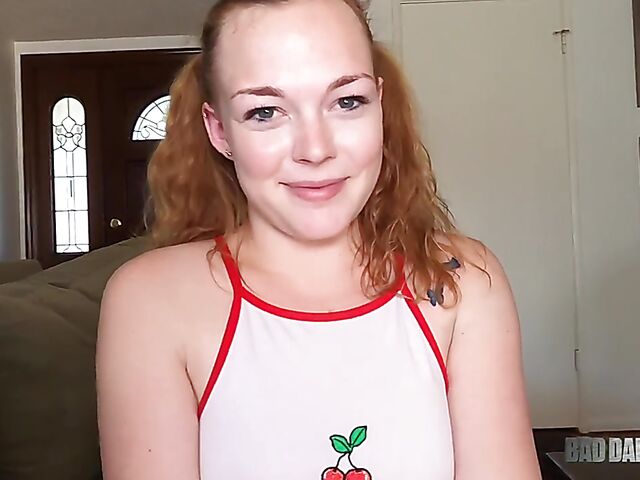 Bad daddy POV with curly redhead Samantha Reigns