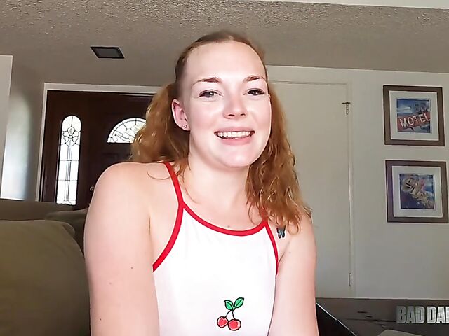 Bad daddy POV with curly redhead Samantha Reigns