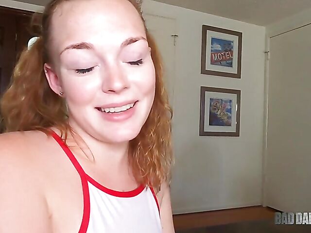 Bad daddy POV with curly redhead Samantha Reigns