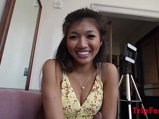 Tiny asian girl Clara Trinity is a tourist's little fucktoy