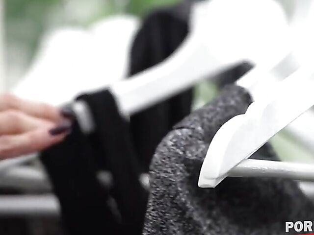 Clea.Gaultier - French babe in stockings interracial anal