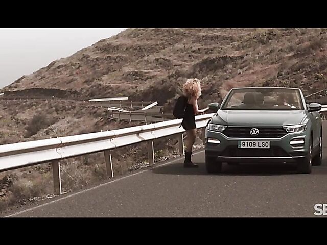 Erotic sex with curly hitchhiker Geishakyd