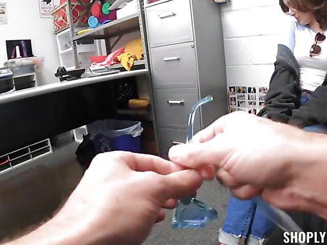 Leana Lovings - Teen strip search and sex with the loss prevention officer