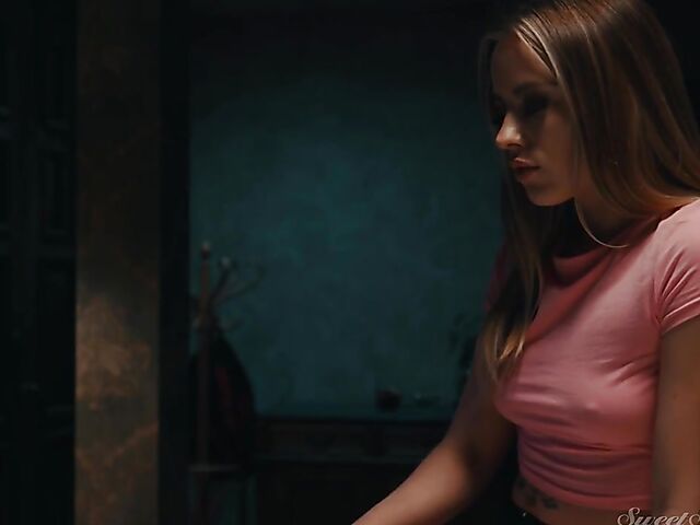 Lesbian sex after dark with Kenzie Taylor and Anna Clair Clouds