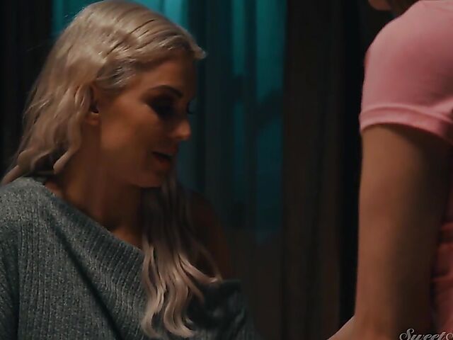 Lesbian sex after dark with Kenzie Taylor and Anna Clair Clouds