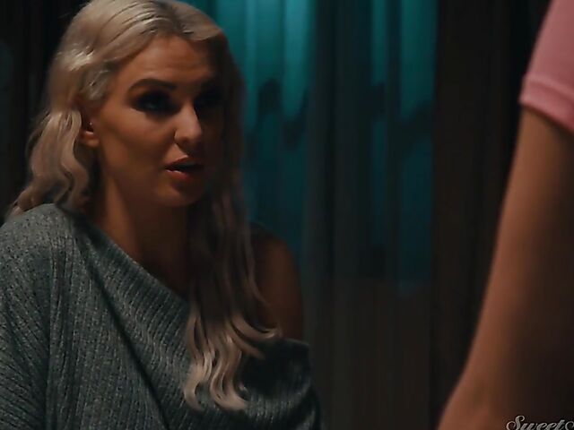 Lesbian sex after dark with Kenzie Taylor and Anna Clair Clouds