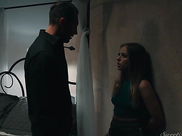 Lesbian sex after dark with Kenzie Taylor and Anna Clair Clouds