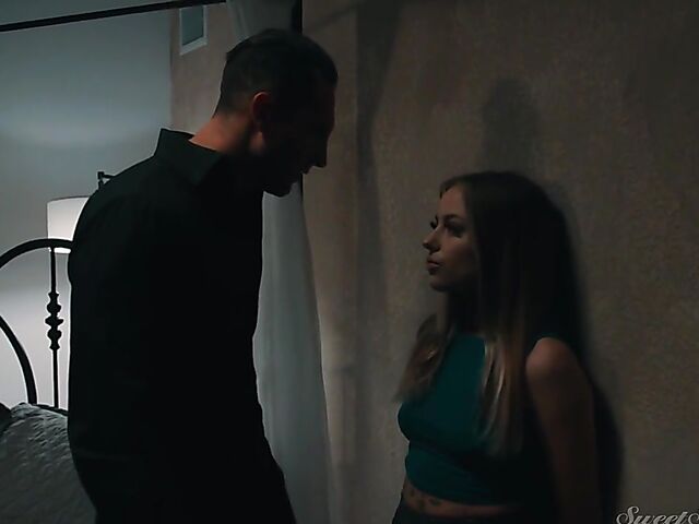 Lesbian sex after dark with Kenzie Taylor and Anna Clair Clouds