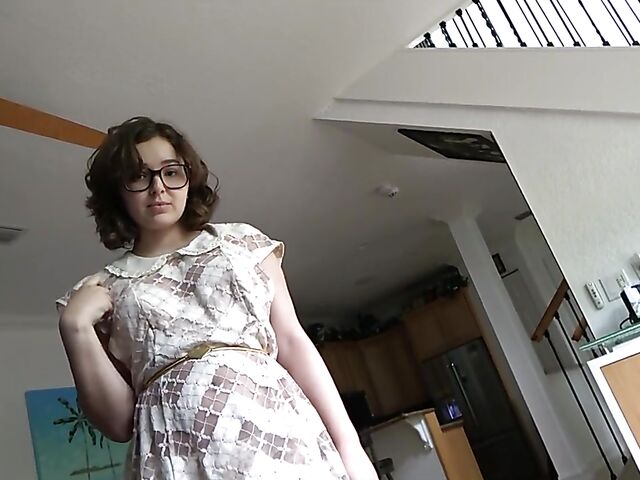Leana Lovings - Cute stepsis with glasses POV style