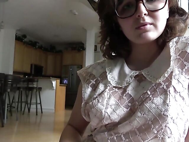 Leana Lovings - Cute stepsis with glasses POV style