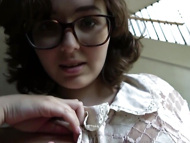 Leana Lovings - Cute stepsis with glasses POV style