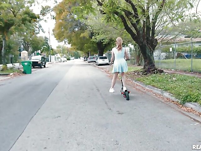 Blue dress fuck with big titty flashing girl Blake Blossom