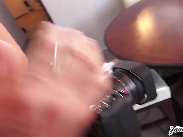 Behind porn shoot with Abella Danger and James Deen