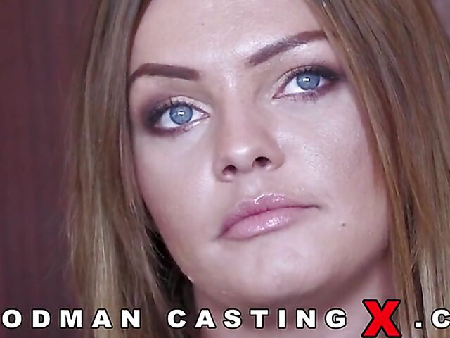 Woodman Casting X episode with blue-eyed Bella Green