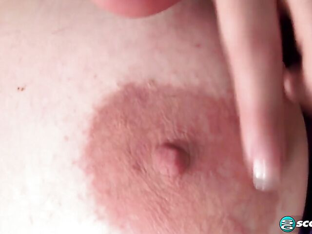 Risque Waters - Lonely redhead BBW masturbating with her dildo