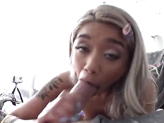 Close up interracial anal with exotic Gia DiBella