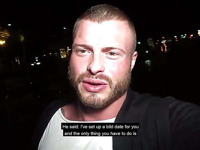 Short-haired German MILF Rubina gets a cock in the street