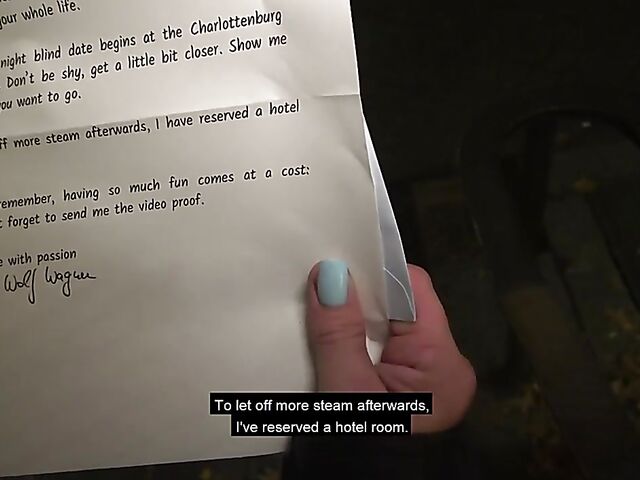 Short-haired German MILF Rubina gets a cock in the street