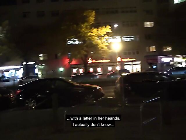 Short-haired German MILF Rubina gets a cock in the street