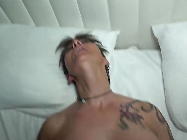 Short-haired German MILF Rubina gets a cock in the street