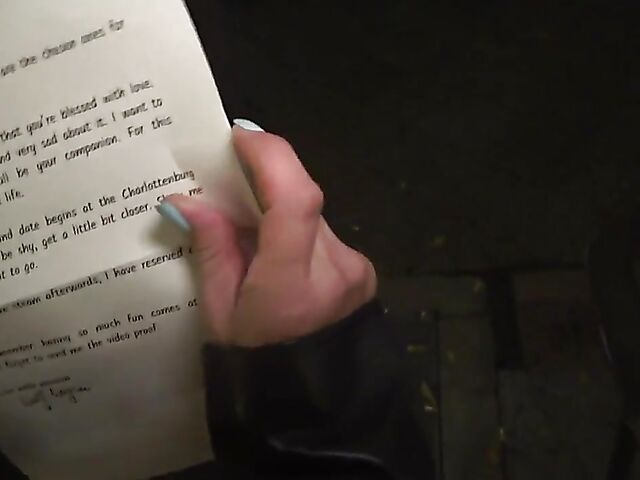 Short-haired German MILF Rubina gets a cock in the street