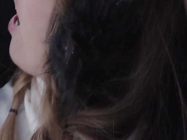 Winter outdoor sex in the snow and standing doggystyle with Natty Mellow